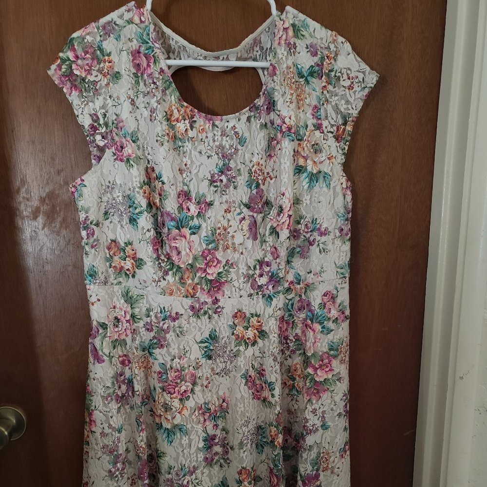 American Rag Floral Lace Dress